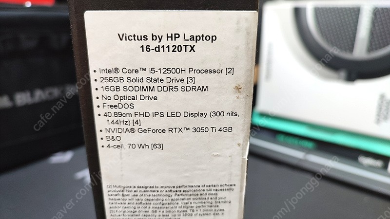 HP Victus 16-d1120TX Laptop I5-12500H 16GB DDR5 RTX 3050Ti 144Hz (Free DOS)